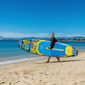 จีนผลิตบอร์ดซัพเปอร์แบบเป่าลมขนาด 35 นิ้ว รุ่น Ultra Wide วัสดุดรอปสติทช์ สำหรับกีฬาทางน้ำ SC11/2 ดีไซน์มั่นคง - Product Image 1