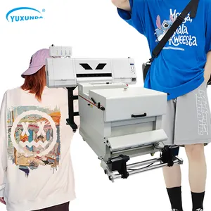 Yuxunda mürekkep püskürtmeli 60cm Tshirt DTF yazıcı BASKI MAKİNESİ Impresora DTF T-shirt için Transfer baskı