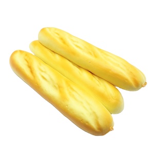 Jouets en PU souples et jouets anti-stress en forme de baguette de pain artificielle, avec logo personnalisé, pour la décoration de boulangerie, vente en gros JiXingCheng FZZ043 - Product Image 2