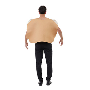 Hamburger Costume Men Adult Food Cosplay Party Outfit Polyester Fiber Custom Size - Product Image 5