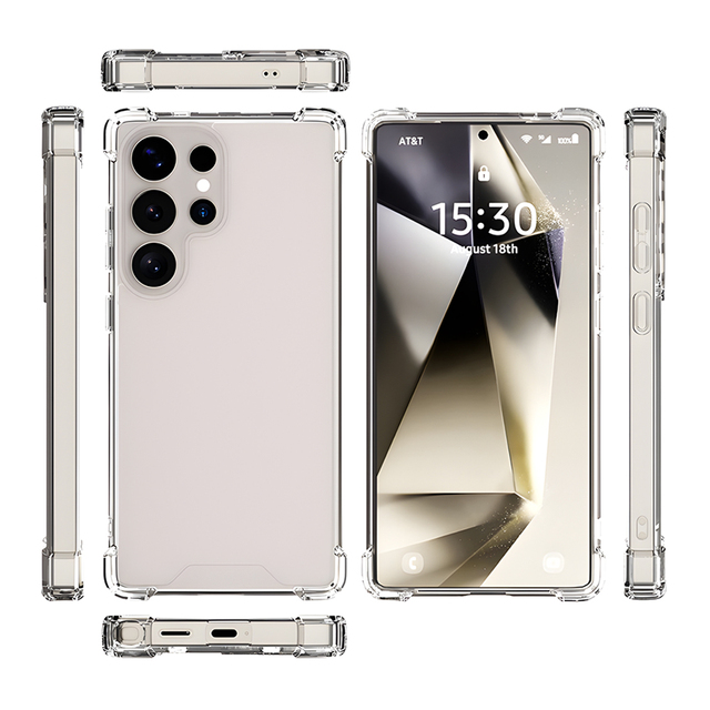 Shockproof  Hard clear Mobile Phone Case for Samsung Galaxy S25 ultra