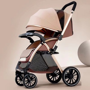 Poussette bébé JXB avec large nacelle lavable, pliage à une main, fonction chauffante et capote complète - Product Image 5