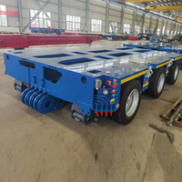 Remorque hydraulique modulaire de 250 tonnes, accessoire de voiture à 12 lignes 24 axes
