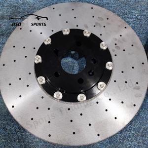 Disque de frein en céramique de carbone à bas <span class=keywords><strong>prix</strong></span> 420/370mm plaquettes de Performance de Rotor de disque en céramique avant/arrière pour remplacement Audi Q8 <span class=keywords><strong>RSQ7</strong></span> RS6 - Product Image 3