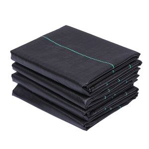 Weed Control Cloth Black Weed Barrier Fabric 60g Water Permeable Garden Orchard Flower Cover Mat - Product Image 1