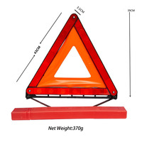 Haute qualité Portable voiture d'urgence côté route réfléchissant moto camion avertissement de sécurité Danger Triangle