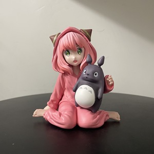 Figura de Anime Japonés, Linda Chica Anime, Spy Family, Anya Forger, Totoro, Juguete de PVC, Figura de Anime Versión Q - Product Image 4