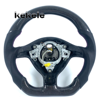Volante de Fibra de Carbono para Volkswagen MK4 Golf 4, Compatible con Bora Jetta4 Passat B5 R32, Base Plana, Alta Calidad, Personalizable