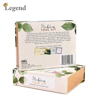 Boîte à fermeture magnétique rigide en gros, motif feuille personnalisé, boîte en papier rigide avec aimant pour kit de pleine conscience, jeu de cartes, emballage cadeau