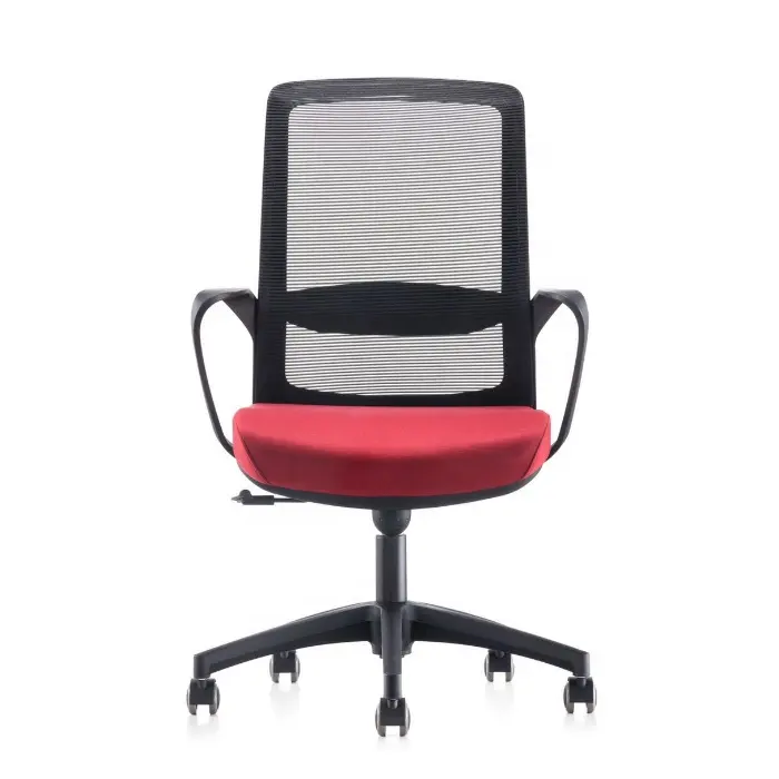 Global Hot Sale Mesh Chair Nylon Mesh Swivel Chair Durable Quality Staff Office Chairs Office Furniture 360 Swivel Modern F22