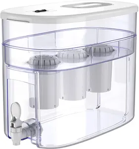 Fashion Design 36 Cup 150 galloni Long Last Filter Dispenser di filtri per l'acqua da appoggio rimuovi cloro Heavy Metal