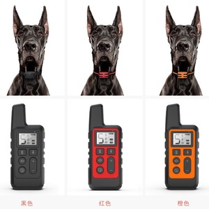 Collier anti-aboiement électronique pour chien avec télécommande 500M, trois couleurs, pour l'entraînement canin - Product Image 1