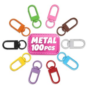 Metal Pcs Colorful Lobster Claw Clasps For Keychains Swivel Keychain Clasp Colorful Design X In With In <b>Ring</b> Keychain <b>Clips</b> For - Product Image 1