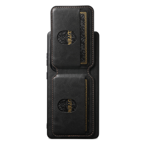 Funda de Lujo para Teléfono Móvil de Piel Sintética con Tarjetero y Soporte, Compatible con Carga Magnética/Inalámbrica para S26/S25/S24/S23/S22/Note 20 - Product Image 4