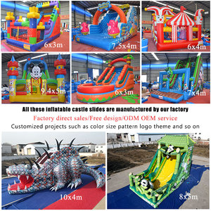 <span class=keywords><strong>Jeux</strong></span> aquatiques gonflables à usage locatif, toboggans aquatiques commerciaux humides et secs, grand toboggan gonflable, parc de toboggans gonflables pour adultes avec piscine - Product Image 6