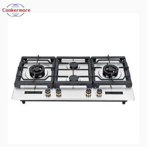Fornello a <span class=keywords><strong>Gas</strong></span> da Incasso a Tre Fuochi Classe A ad Alta Efficienza Energetica per Uso Domestico, Pannello in Acciaio Inox, <span class=keywords><strong>Gas</strong></span> Naturale/GPL, <span class=keywords><strong>30</strong></span> Pollici - Product Image 3