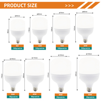 Ampoule LED SKD, pièces détachées E27 B22 5W-60W, coque en aluminium recouvert de plastique, composants bruts de PCB DOB, vente en gros en vrac