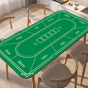 Tapis de table de poker, de baccarat et de Texas Hold'em en tissu doux, antidérapant et résistant à l'usure, en boue de diatomée de 2,5 mm, très vendu à l'international - Product Image 4