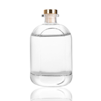 Flacon diffuseur en verre noir de qualité supérieure pour parfum d'ambiance, 50 ml et 200 ml, récipient aromatique vide avec emballage élégant