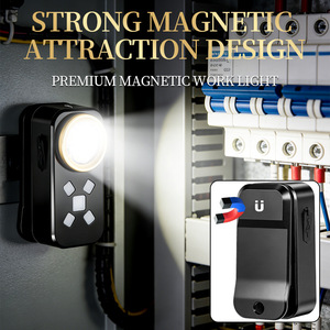 Yunmai H30 Led Flashlight Rechargeable Magnetic Clip Compact Outdoor <b>Work</b> <b>Light</b> With Red Blue Warning <b>Lights</b> - Product Image 3