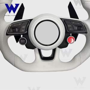 Volant <span class=keywords><strong>sport</strong></span> en cuir Nappa semi-perforé personnalisé pour <span class=keywords><strong>Audi</strong></span>, compatible avec <span class=keywords><strong>A1</strong></span> A3 A4 A5 A6 Q6 Q7 - Product Image 6