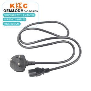 UK Plug BS 13A to IEC320 C13 <b>Power</b> Cord 1.5M 2M 10A 250V PDU Extension Main <b>Cable</b> for <b>Computer</b> & Server Equipment - Product Image 1