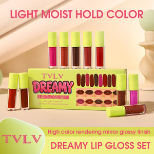 Set de Brillo Labial en Caja, 10 Colores, Lápiz Labial Líquido Hidratante, Brillo Labial de Larga Duración - Product Image 4