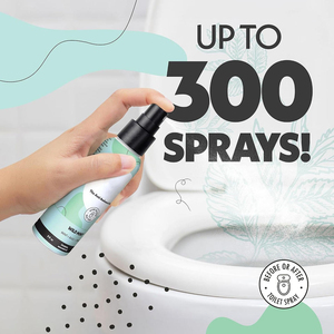 Spray WC Format Voyage Marque Blanche, Éliminateur d'Odeurs <span class=keywords><strong>de</strong></span> Toilettes aux Huiles Essentielles Naturelles, <span class=keywords><strong>Parfum</strong></span> pour WC - Product Image 5