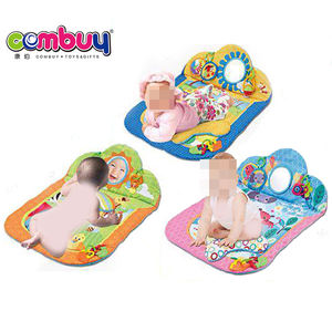 Juguetes para gatear sentado, <span class=keywords><strong>manta</strong></span> para bebé, deportes musicales, alfombrilla de juego de algodón suave educativa con espejo para Picnics - Product Image 5