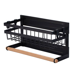 Iron Magnetic Refrigerator Side Wall <b>Storage</b> <b>Rack</b> Waterproof Modern Design Single Tier Box <b>Storage</b> for <b>Kitchen</b> - Product Image 3