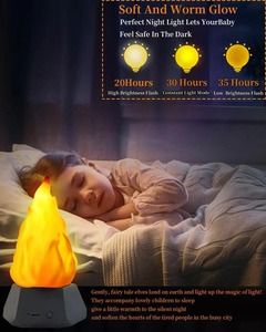 Luz nocturna de llama de Halloween Con 3 modos intermitentes Carga USB Acampar al aire libre Jardín Paisaje Decoración Lámpara Luz de Navidad - Product Image 6