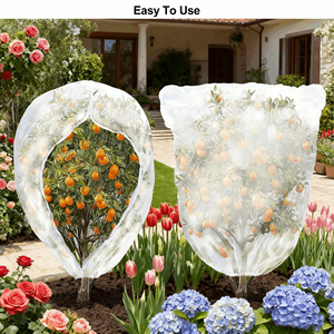 Filet de protection pour arbres fruitiers et plantes de <span class=keywords><strong>jardin</strong></span>, barrière anti-insectes et oiseaux, pour tomates et myrtilles - Product Image 2