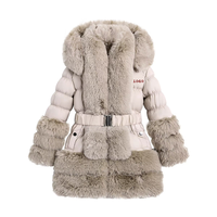 Manteau épais personnalisé pour femmes, chapeau de fourrure rétro, manteau d'ange, manteau d'hiver pour femmes, adapté aux femmes à porter