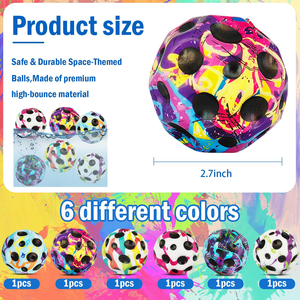 Factory Wholesale Durable <b>EVA</b> Pet Ball Classic Design Dogs Toy Aggressive Teeth Cleaning Small Animals Sustainable Hollow - Product Image 3