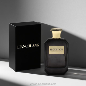 Hecho en China Esta botella de vidrio hexagonal de alta calidad de 100ml Estilo de bomba Botella de <span class=keywords><strong>perfume</strong></span> en aerosol viene con una hermosa caja de regalo - Product Image 4