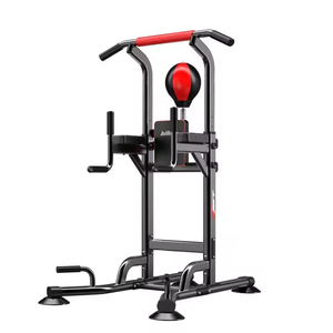 Combinaison familiale support multifonctionnel barre horizontale barre parallèle de gymnastique à domicile avec balle de vitesse - Product Image 6