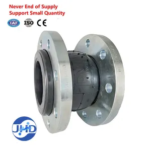 OEM high quality dn100 compensator epdm solid rubber joint double flange connection flexible rubber joint