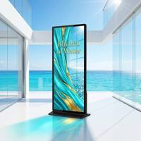 AIYOS Kios Digital Signage Layar Penuh dengan Asisten Suara AI, Layar Sentuh LCD 4K untuk Iklan, Model Berdiri, Produsen OEM