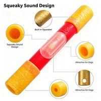 Jouet pour chien TPR Squeaky Golden Cudgel, inspiré du Roi Singe, jouet à mâcher texturé doux pour le nettoyage des dents et le jeu interactif avec le chien