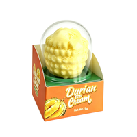 Vente directe d'usine, prix bas, vente en gros, crème glacée 3D populaire avec différentes saveurs de fruits : banane, ananas, raisin, durian