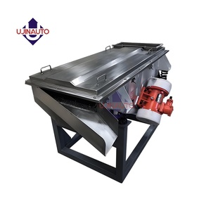 Hot Sale Stainless Steel Linear Hot Sand <b>Vibrating</b> Screen Sieving <b>Machine</b> with Motor for Food Processing - Product Image 1