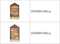 USMILEPET Villa pour chat en bois de luxe de grande taille, multi-niveaux, avec balcon, griffoir en sisal, roues, tiroir de rangement, cage pour chat, maison pour chat