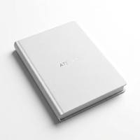 Carnet à couverture rigide en cuir avec lettrage personnalisé pour kits de présentation clients d'agences d'architecture et d'interieur