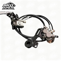 Kit d'étrier de frein hydraulique arrière Supermoto avec disque et support, pièces de conversion pour Sur-Ron Light Bee LBX Talaria MX3 MX4 Ultra Bee