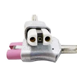High temperature ceramic plug aluminium alloy anal sockets 220v 250v right angle usb plug for heaters