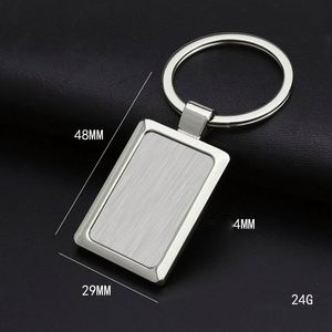 Sy78 Factory Custom Logo Sublimation Blank Metal Key Chains Laser Logo Key Chain Alloy Black Engraving Keychain Key Ring Logo - Product Image 6