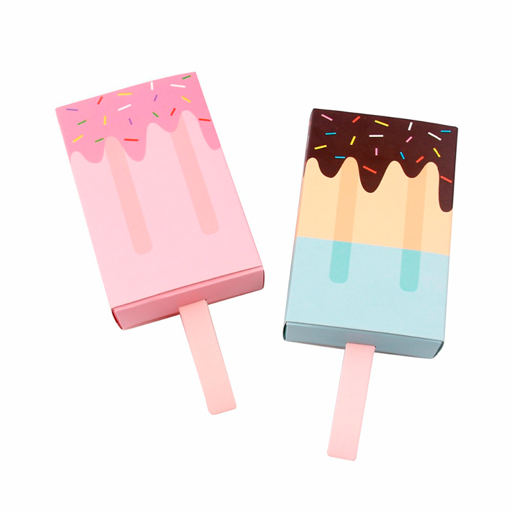Long imprimé emballage de boîte de chocolat papier bonbons boîte