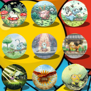 KY Posavasos Unique créatif en gros sous-verres en céramique affichage unique Charizard Pikachu Pokemoned <span class=keywords><strong>carte</strong></span> promo - Product Image 5