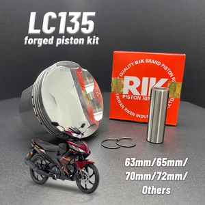 Kit de piston à grand alésage 62 mm pour Yamaha LC135 Spark135 Jupiter MX Sniper 135 Crypton X Vixion150 FZ150, axe de 14 mm, 4 temps - Product Image 5