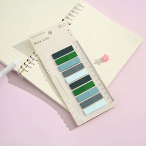 200 Translucent Writable Self-Adhesive <b>Bookmarks</b> Paper Card Notepads for Recording Memos Marking Key Points Office School - Product Image 5
